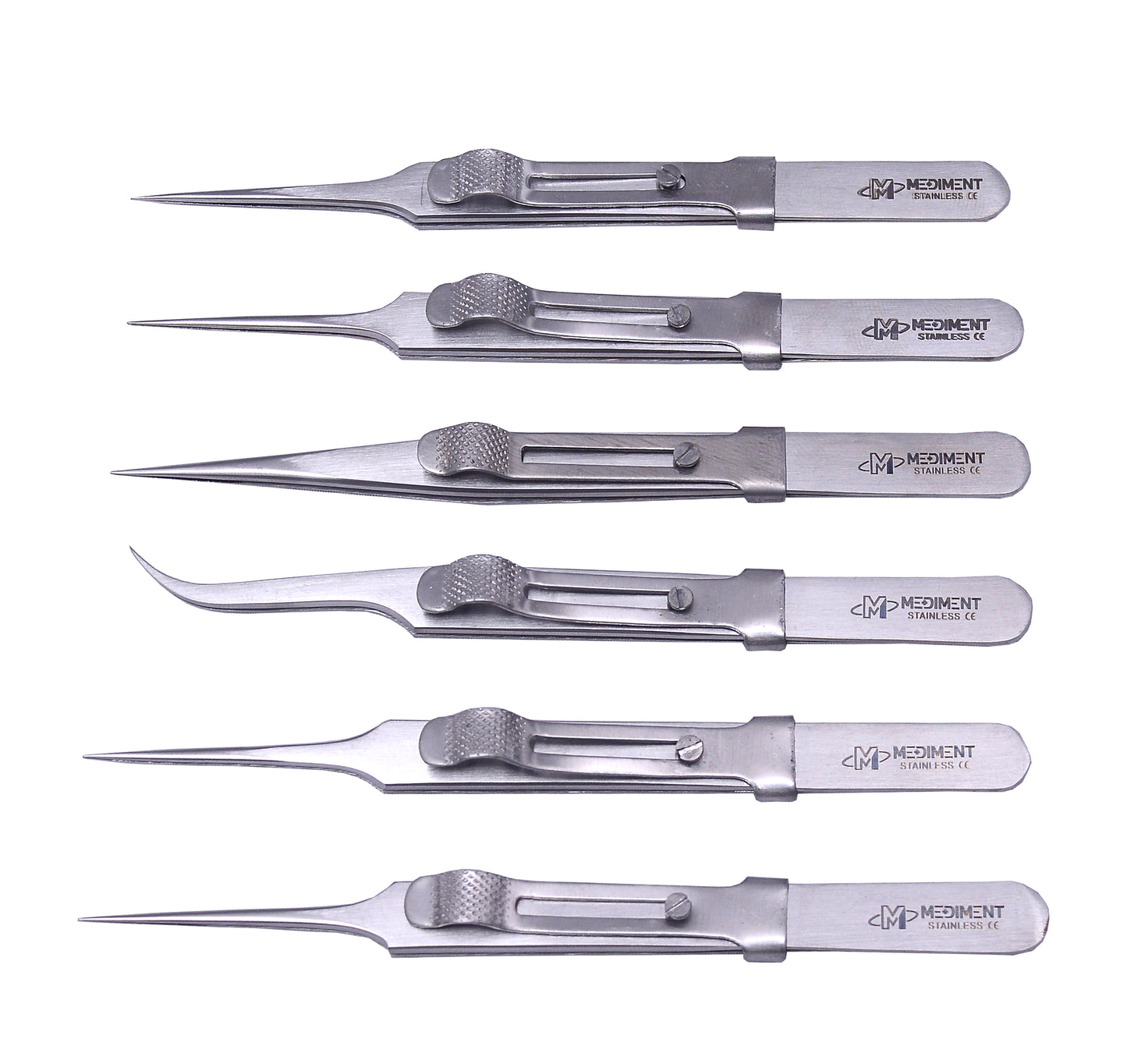 German Steel watchmaker Repair Anti-static Jewelry Tweezers Pick-UP Tools Set