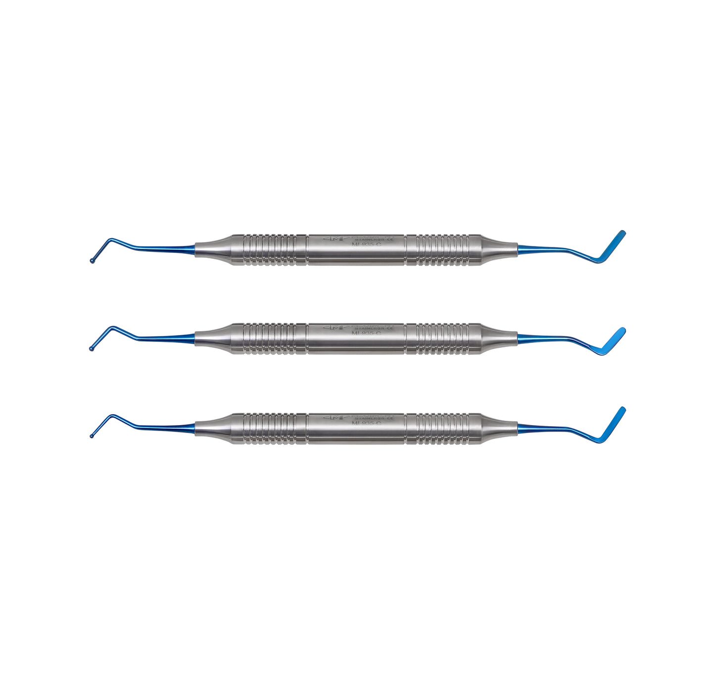 Dental Composite Filling Instruments Hollow Set of 3