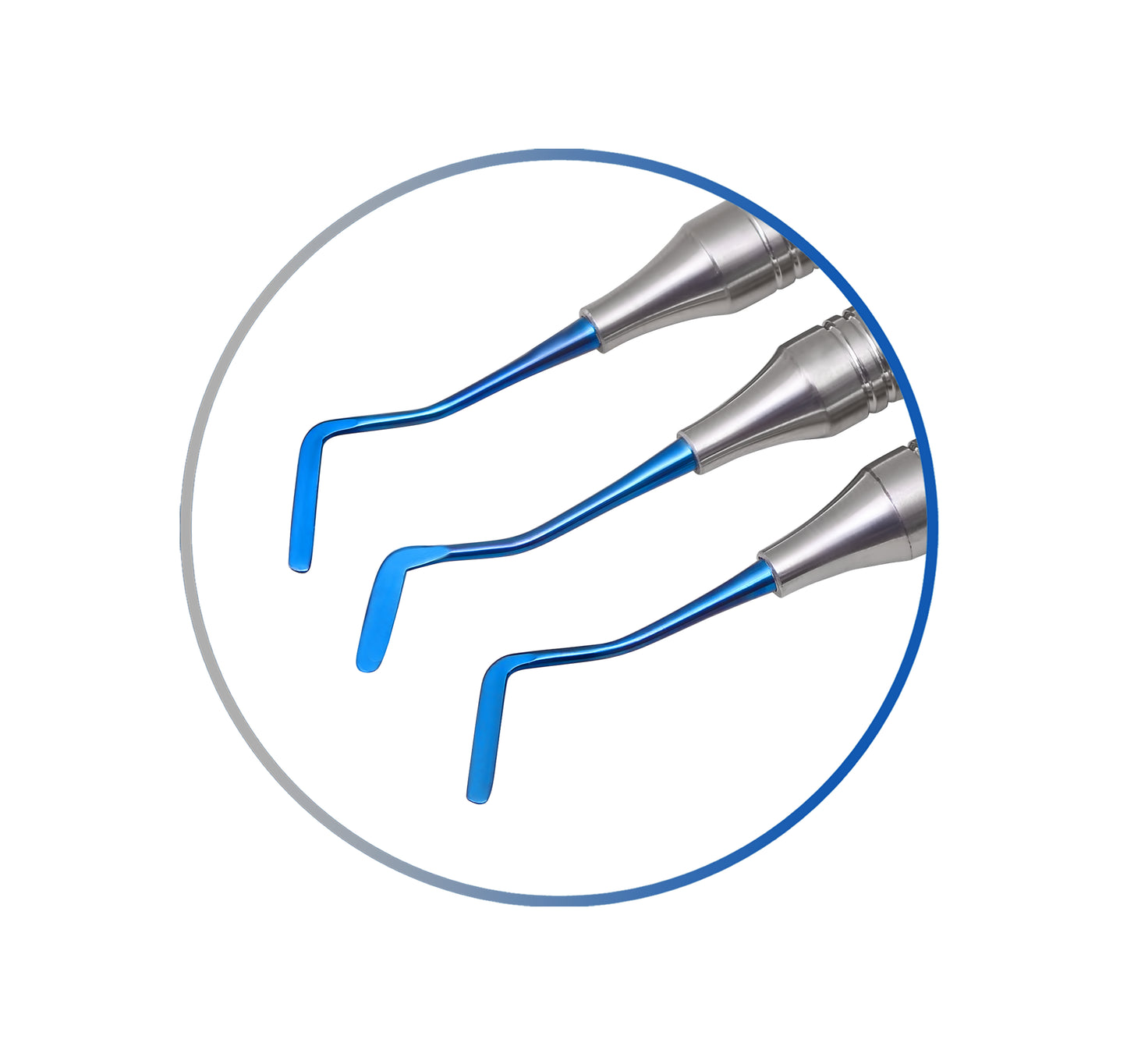 Dental Composite Filling Instruments Hollow Set of 3