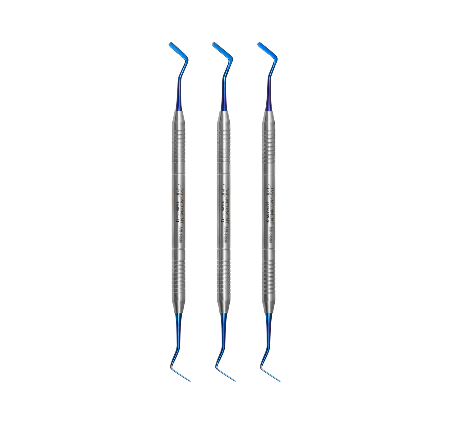 Dental Composite Filling Instruments Solid Set of 3