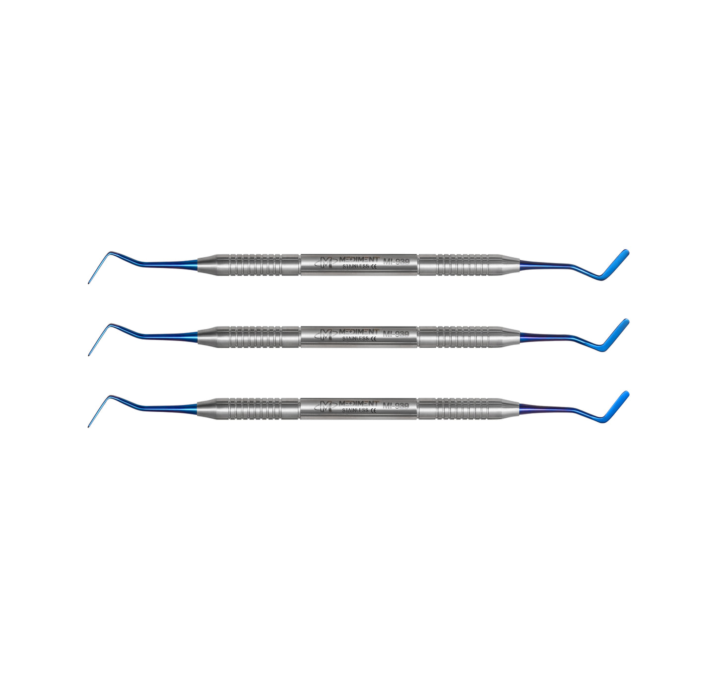 Dental Composite Filling Instruments Solid Set of 3