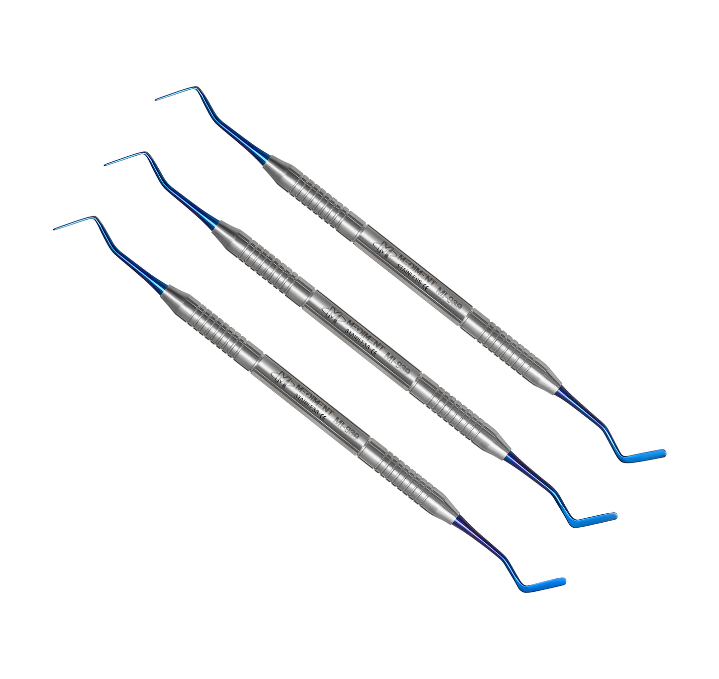 Dental Composite Filling Instruments Solid Set of 3