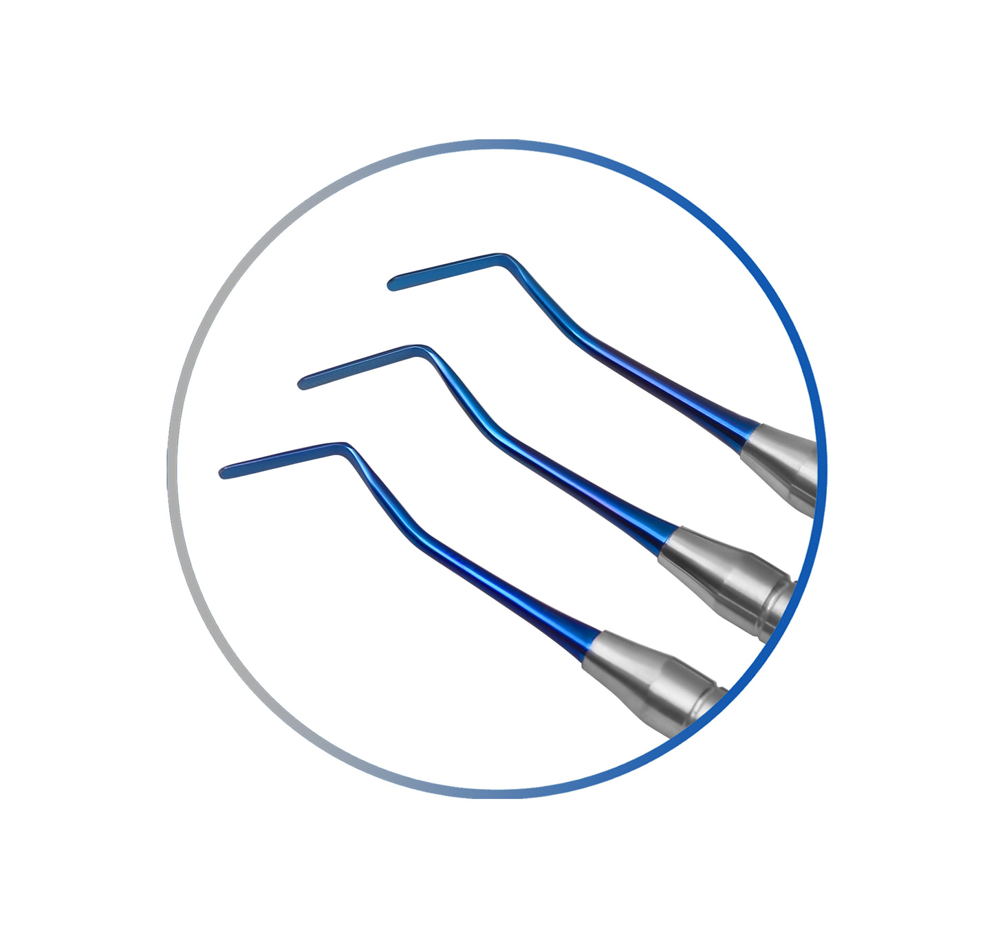 Dental Composite Filling Instruments Solid Set of 3