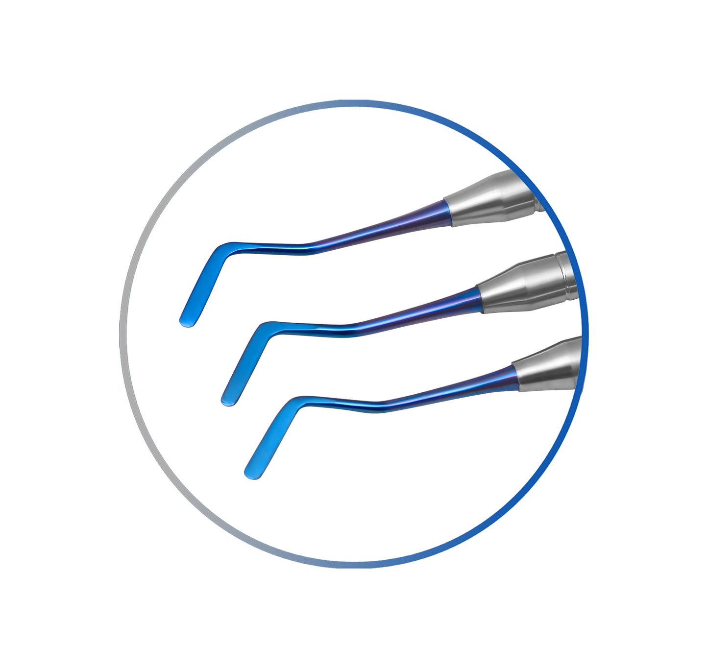 Dental Composite Filling Instruments Solid Set of 3