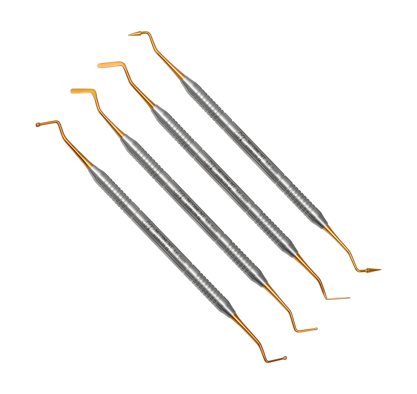 Dental Composite Filling Instruments Solid Set of 4