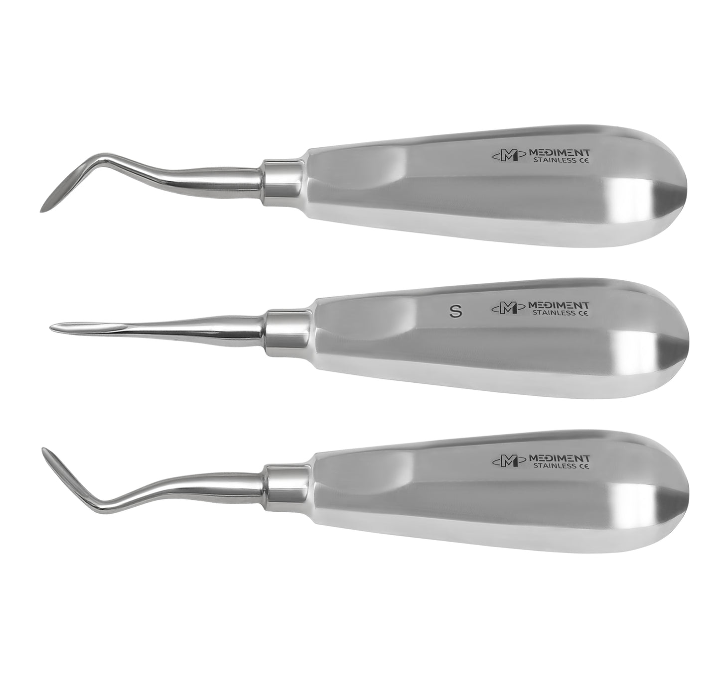 Dental Root Elevators Set Of 3