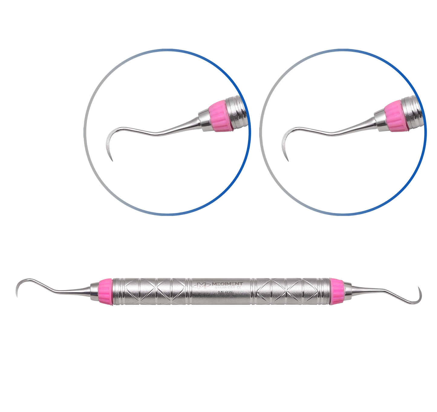 New 5 PCS Periodontal Double Ended Sickle Scalers H6/H7