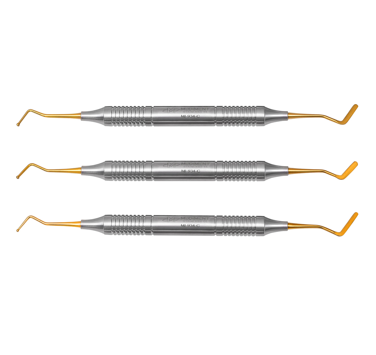 Dental Composite Filling Instruments Set of 3 Hollow