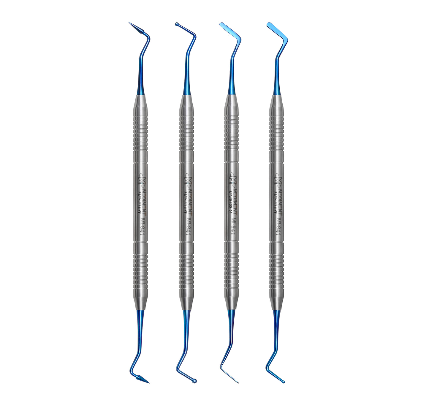Dental Composite Filling Instruments Set of 4 Solid