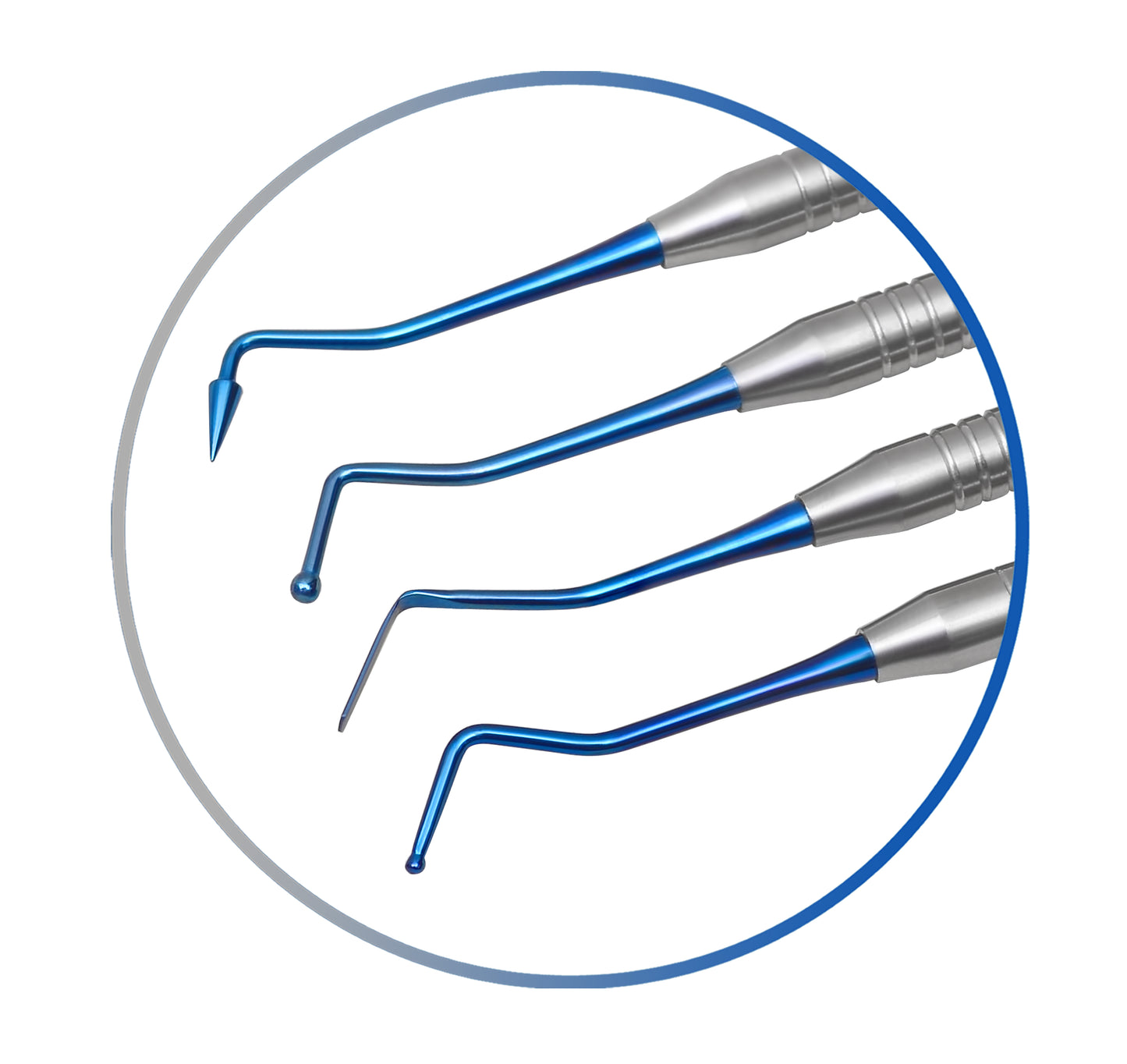 Dental Composite Filling Instruments Set of 4 Solid