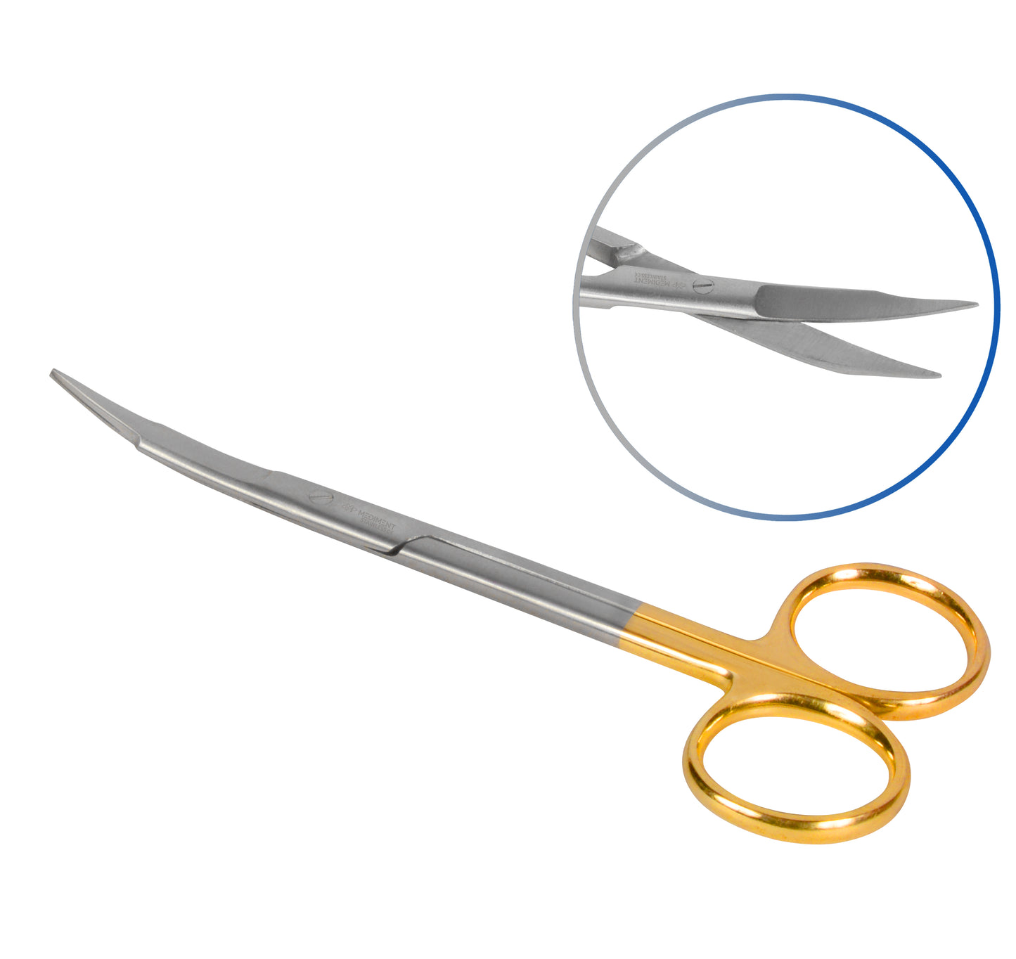 TC Gold Man Fox Scissor Curved