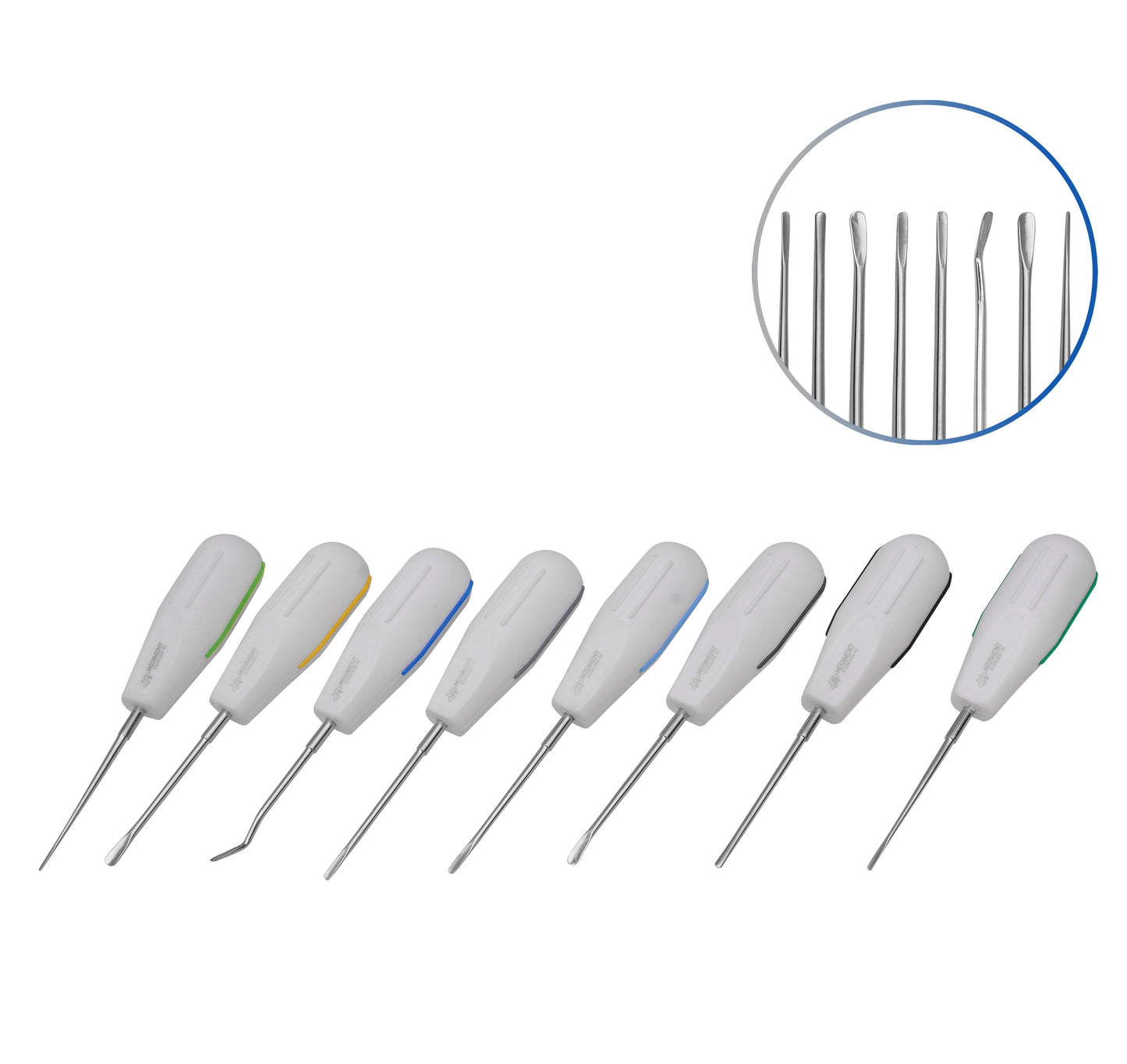 Luxating Elevators Set of 8 Plastic
