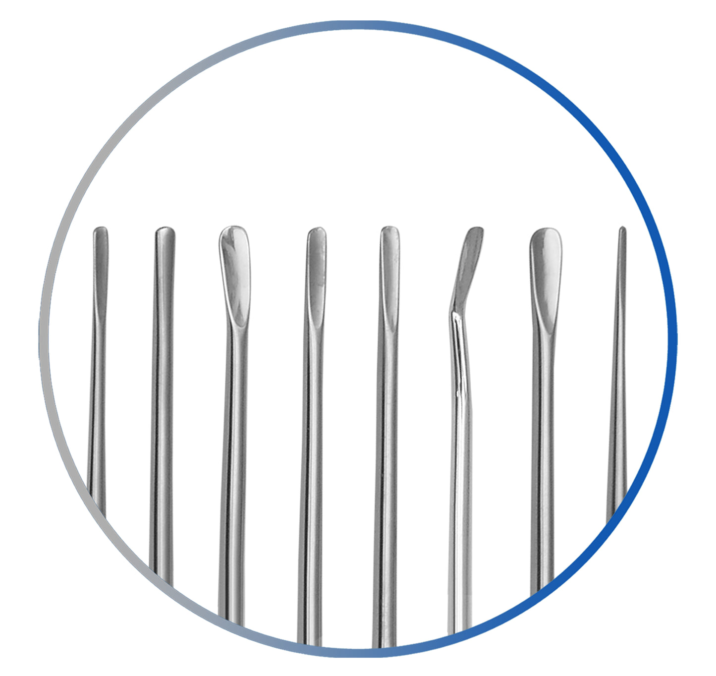 Luxating Elevators Set of 8 With Sterilization Cassette
