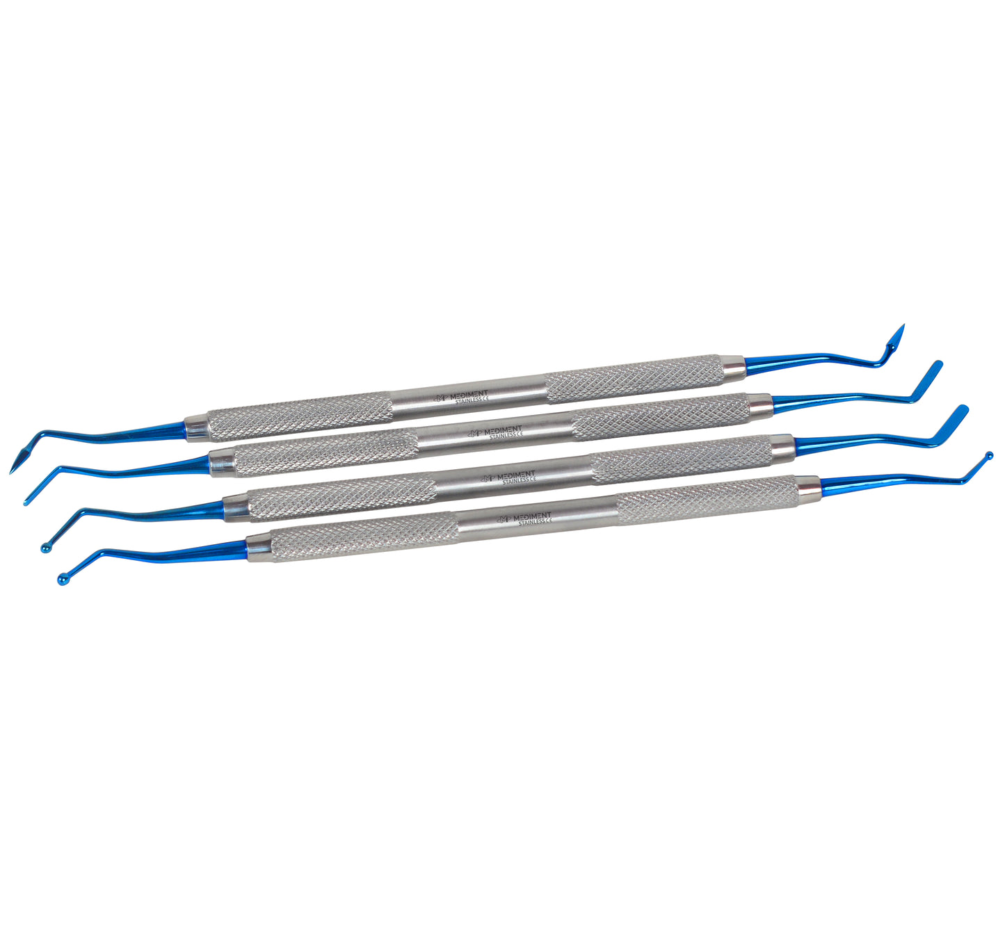 Dental Composite Filling Instruments Set of 4 Solid