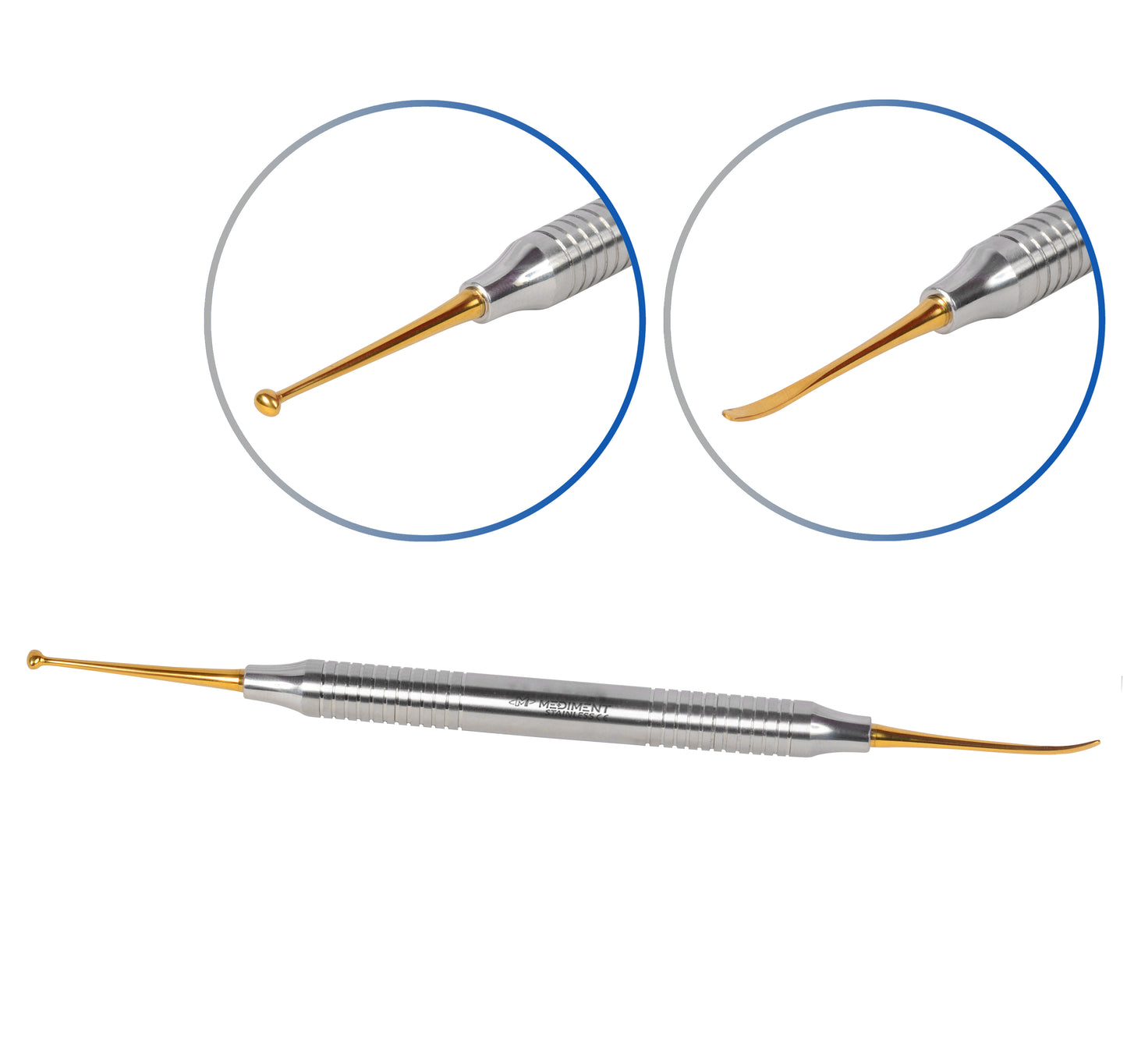 Beavertail Burnisher Gold Titanium Coated