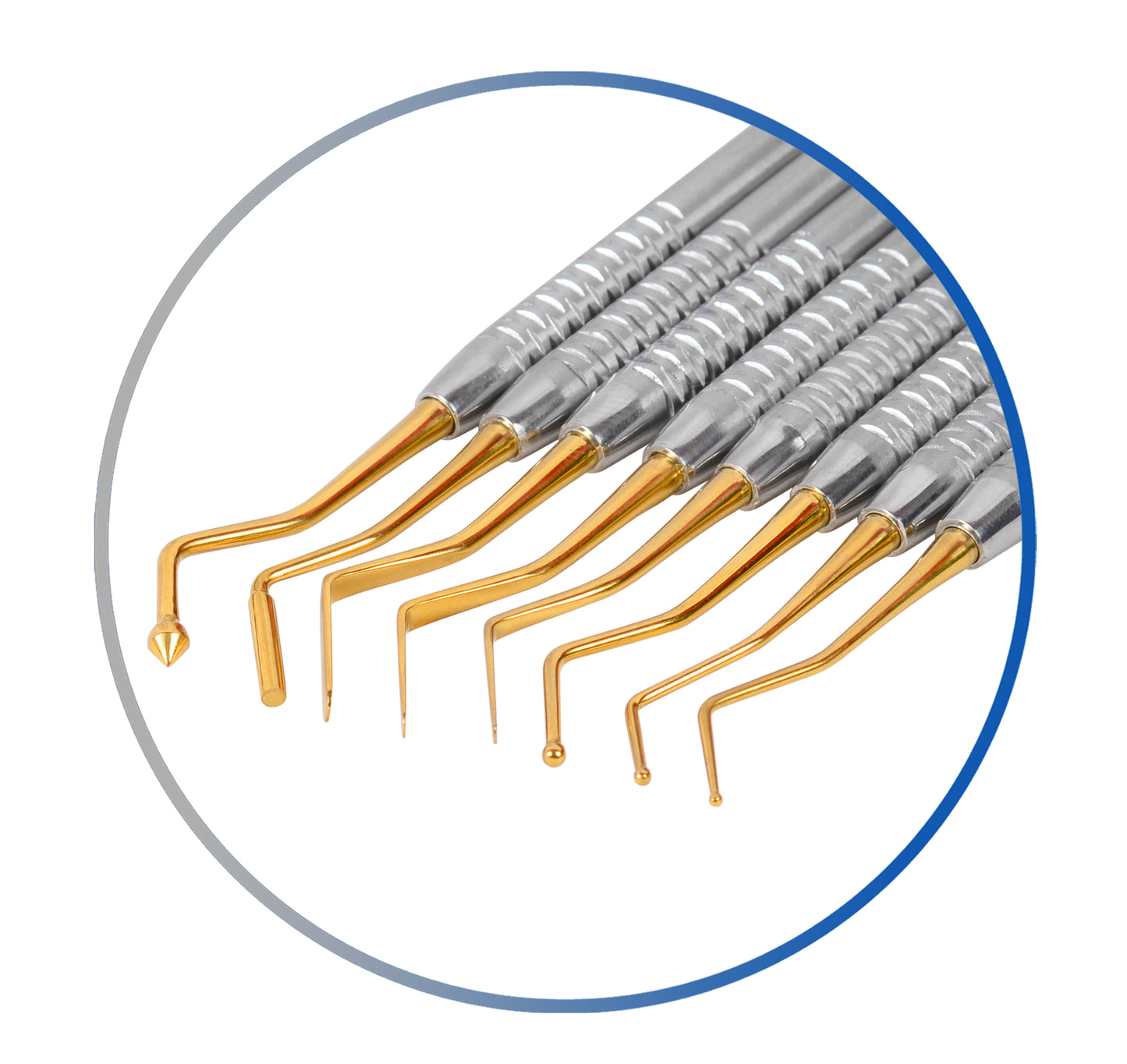Dental Composite Filling Instruments Set of 8 Solid