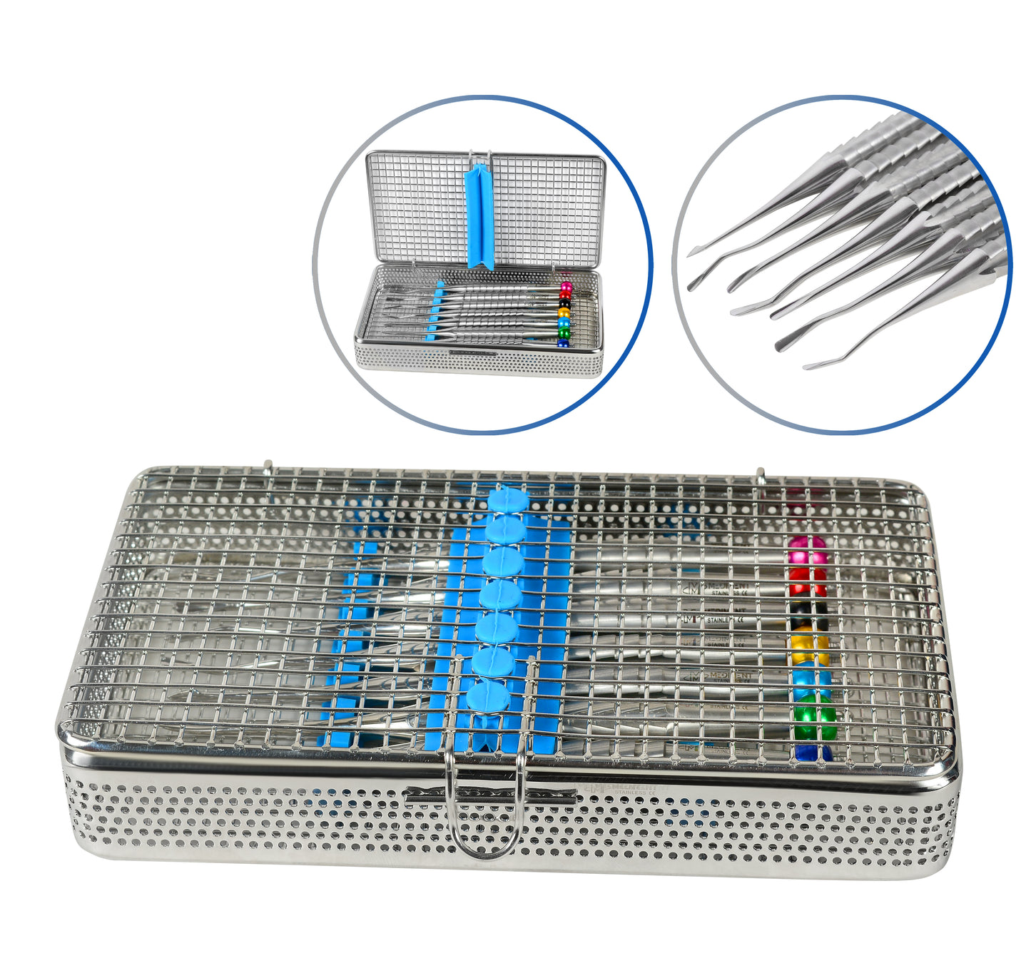 PDL Elevators Set of 7 With Mesh Tray