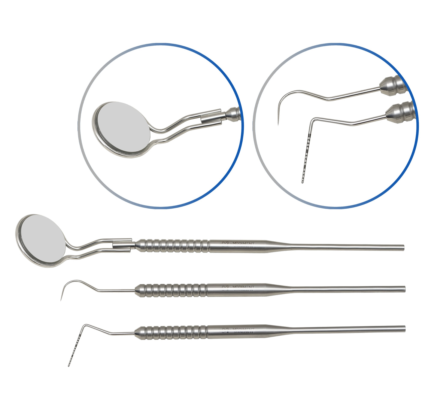 Dental Examination Set Of 3 Solid