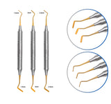 Dental Composite Filling Instruments Set of 3 Hollow