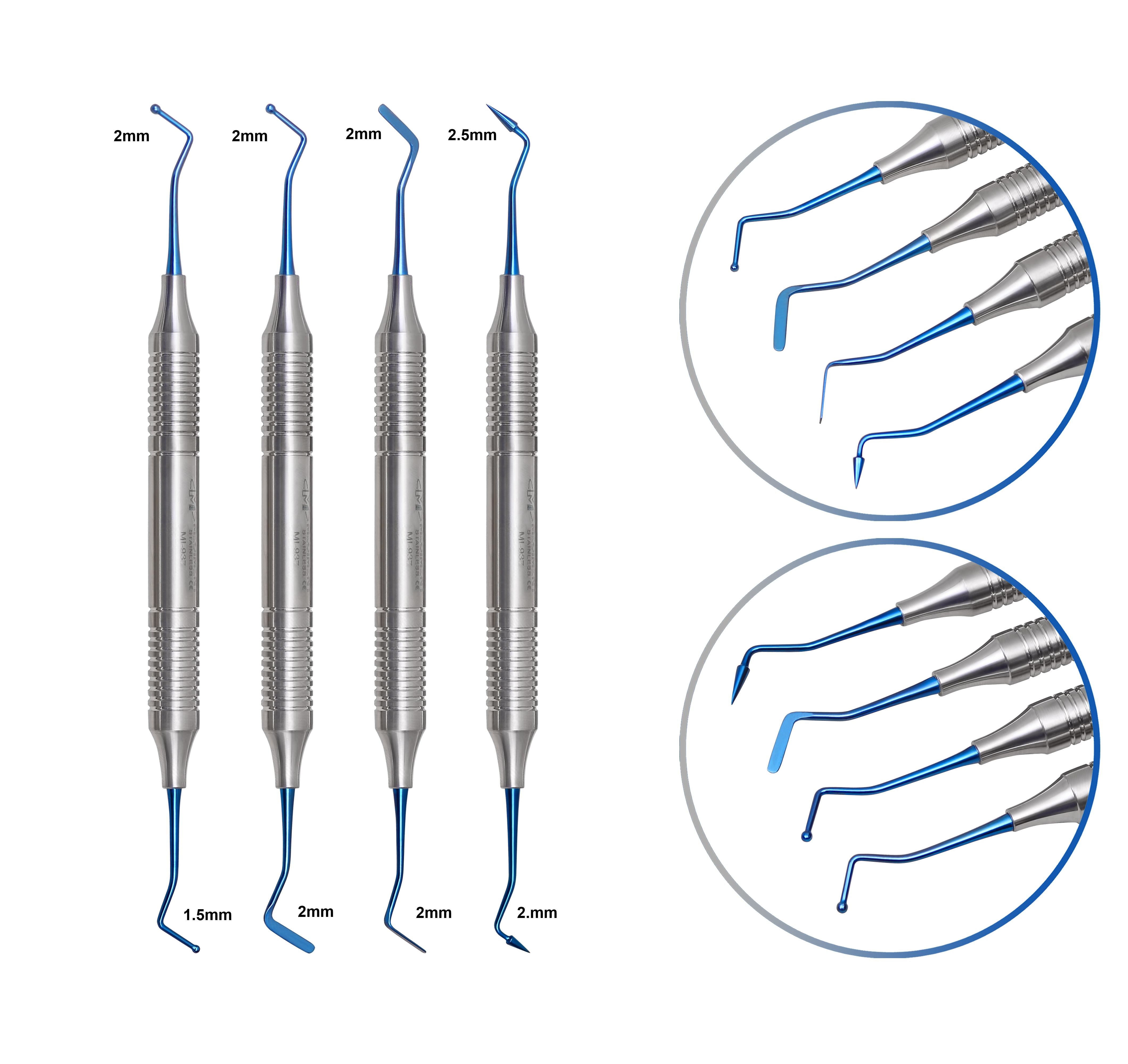 Dental Composite Filling Instruments Set of 4 Hollow – Mediment Instruments