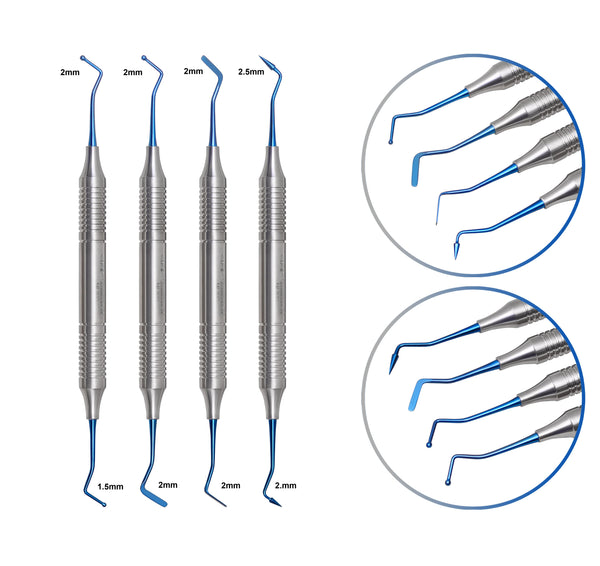 Dental Composite Filling Instruments Set of 4 Hollow