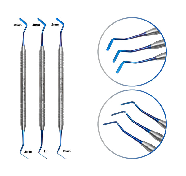 Dental Composite Filling Instruments Solid Set of 3