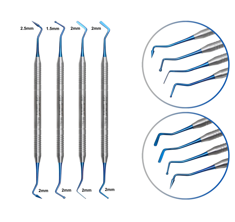 Dental Composite Filling Instruments Set of 4 Solid – Mediment Instruments