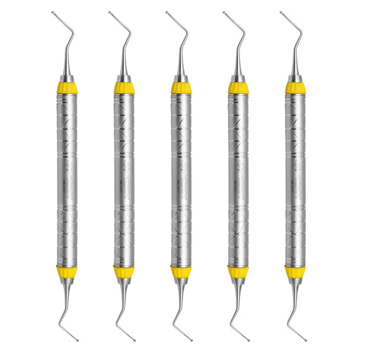New 5 PCS DENTAL SPOON EXCAVATOR