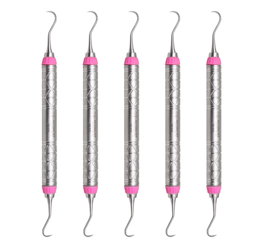 New 5 PCS Periodontal Double Ended Sickle Scalers H6/H7