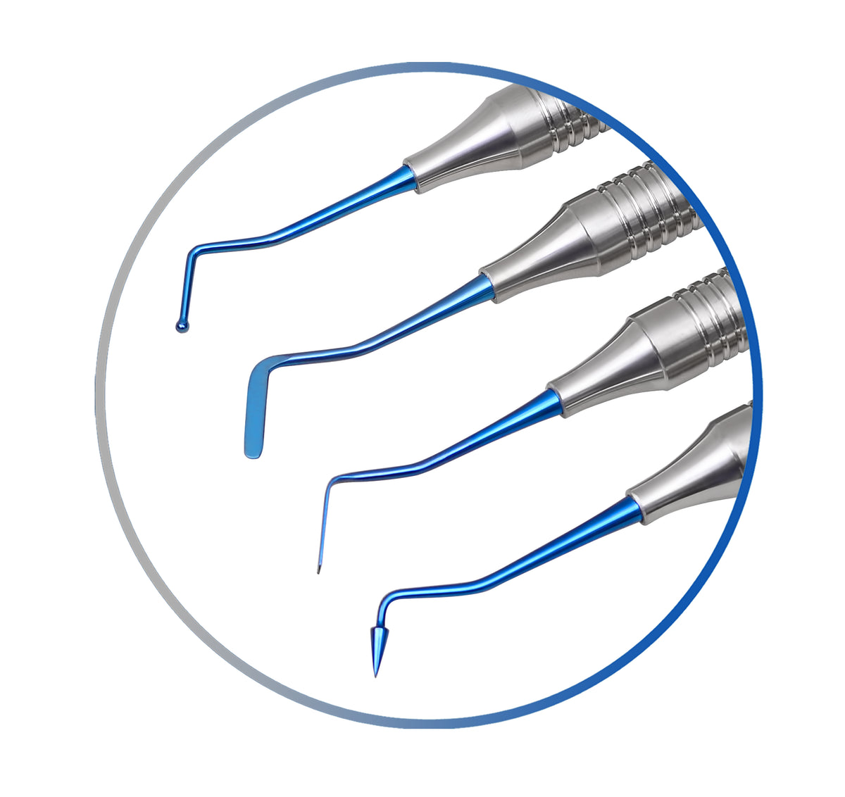 Dental Composite Filling Instruments Set of 4 Hollow – Mediment Instruments