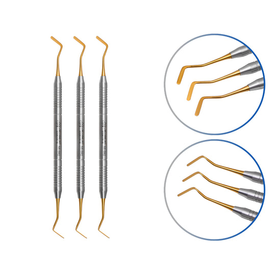 Dental Composite Filling Instruments Solid Set of 3