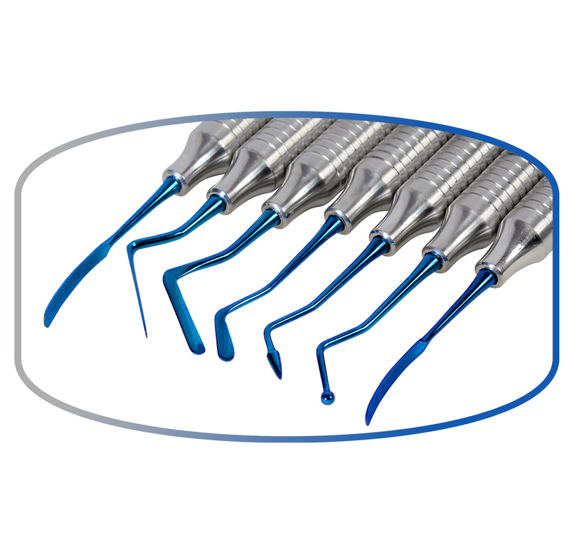 Dental Composite Filling Instruments Set of 7 Hollow