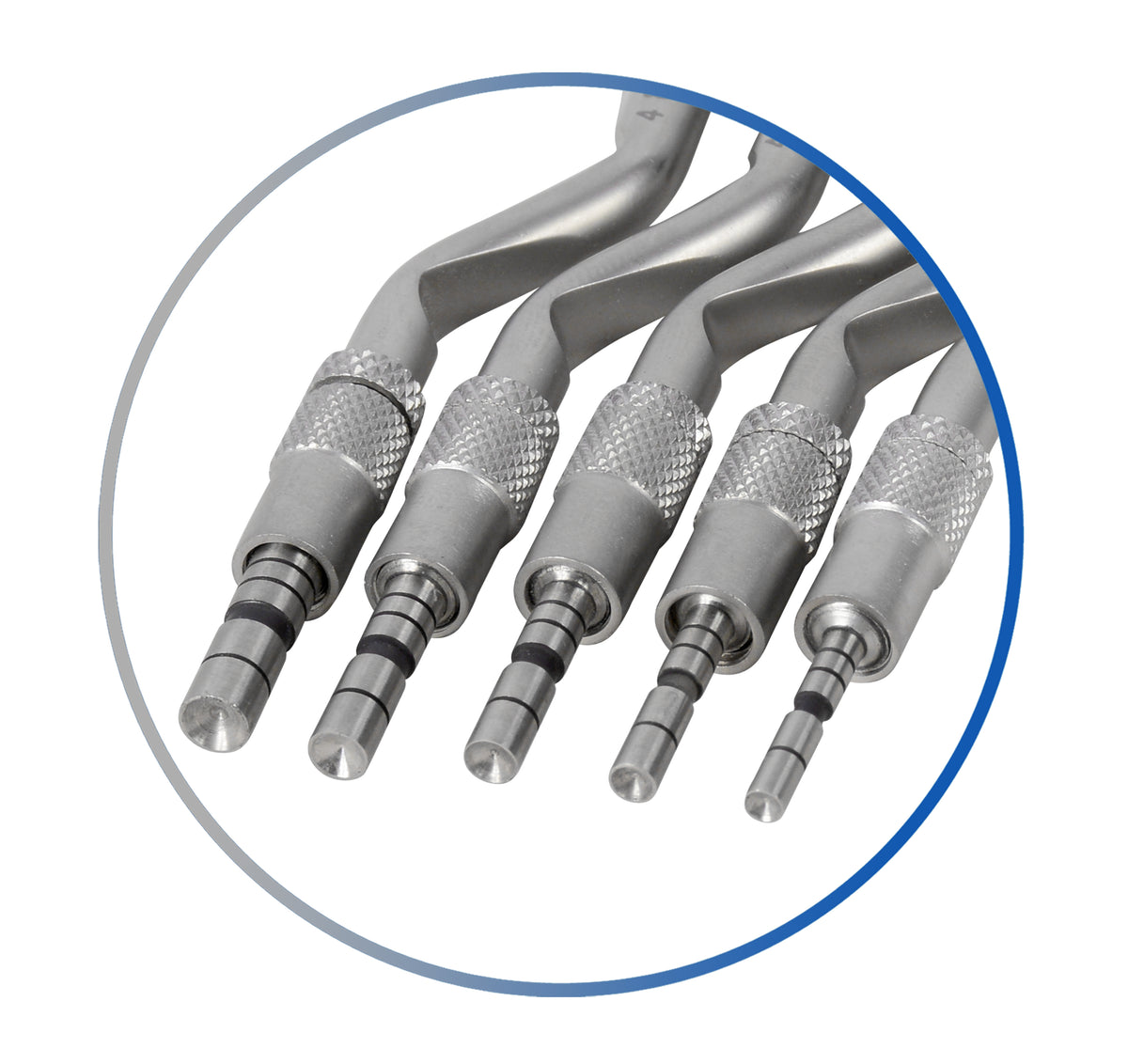 5 Pcs Set Dental Implant Osteotome Instruments Sinus Lift Bended 5 Pcs Set Dental Implant Osteotome Instruments Sinus Lift Bended