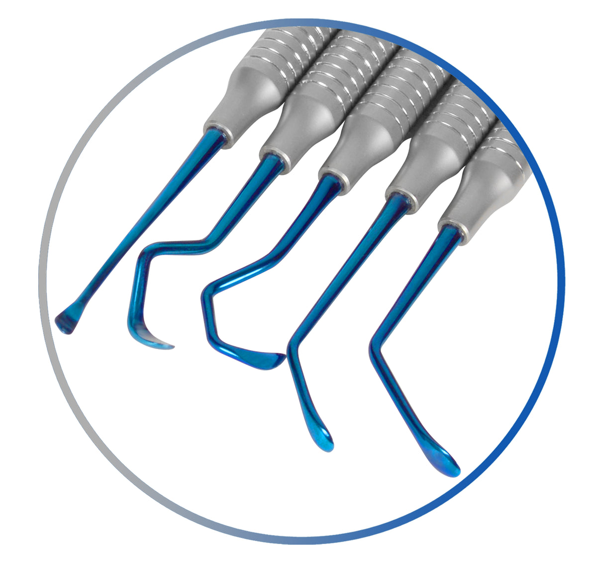 Sinus Lift Intern Instrument Sinus Lift Instruments Set of 5 – Mediment Instruments