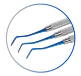 Dental Composite Filling Instruments Set of 3 Solid Blue