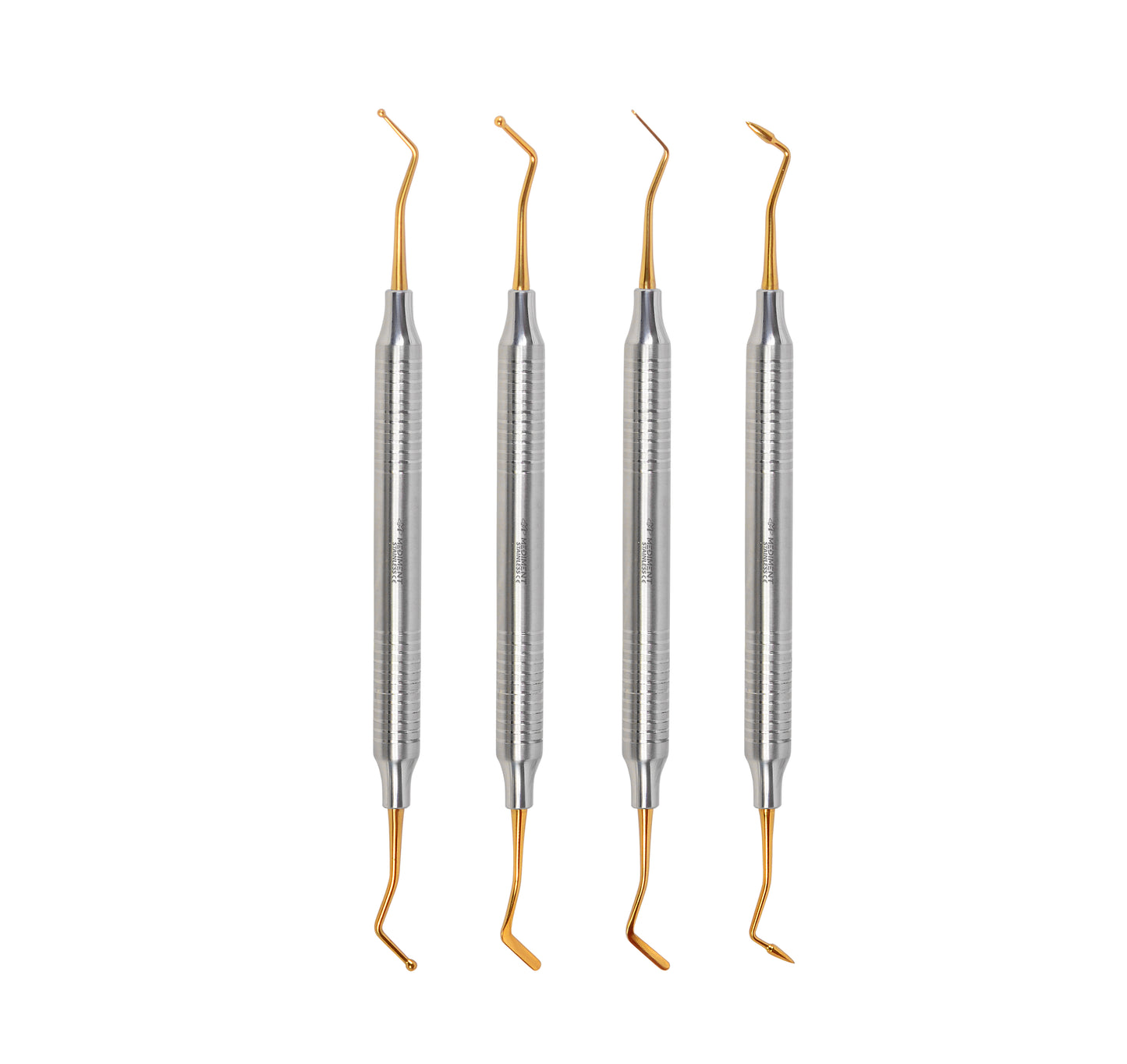 Composite Filling Instrument Set of 4 Hollow Gold