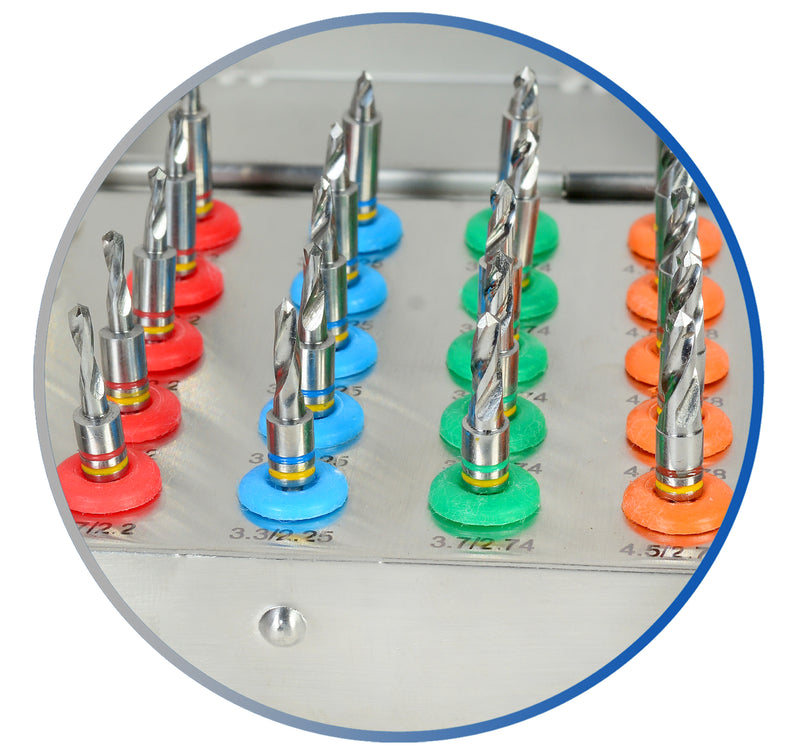 Conical Drills Stoppers Kit